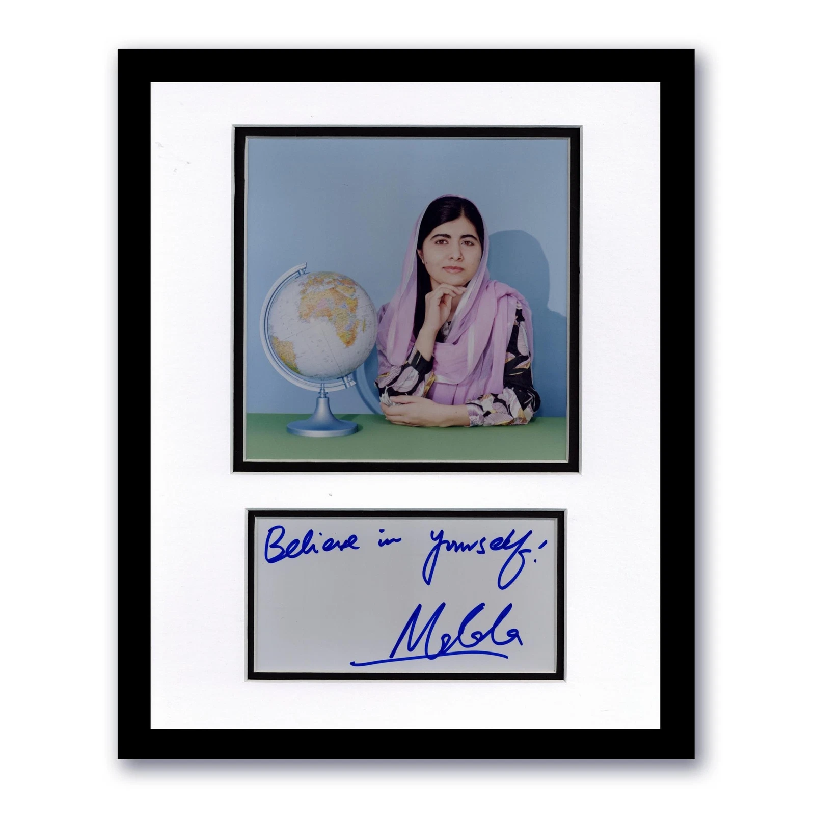 Malala Yousafzai AUTOGRAPH Signed Education Activist Framed 11x14 Display B ACOA