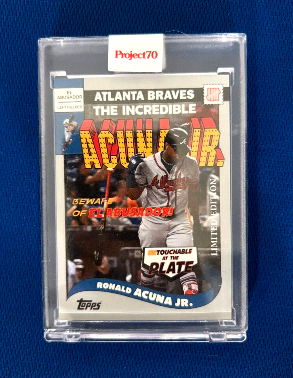 2021 TOPPS PROJECT 70 RONALD ACUNA THE INCREDIBLE ACUNA CARD #286