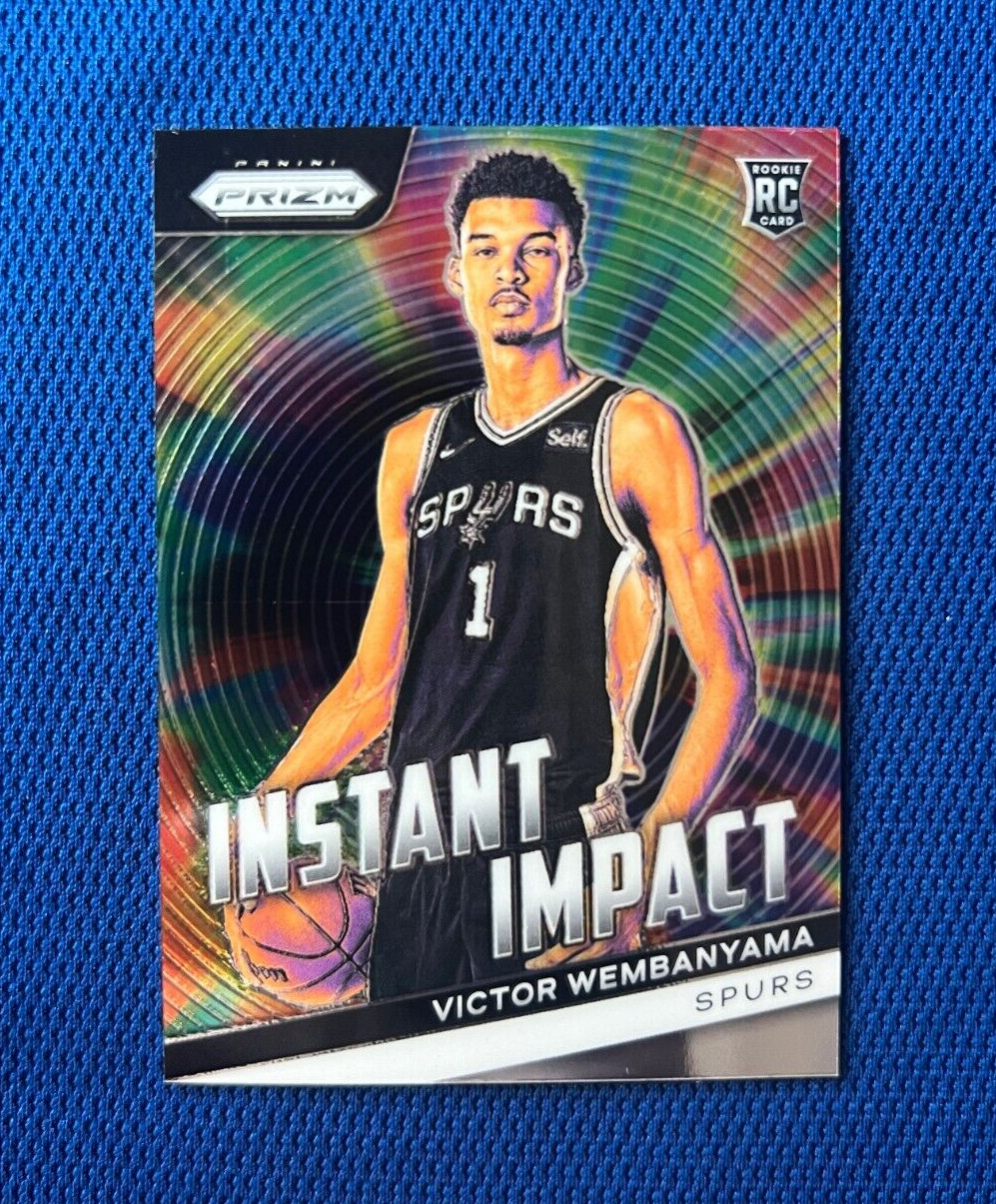 2023-24 PRIZM VICTOR WEMBANYAMA SAN ANTONIO SPURS RC INSTANT IMPACT #3