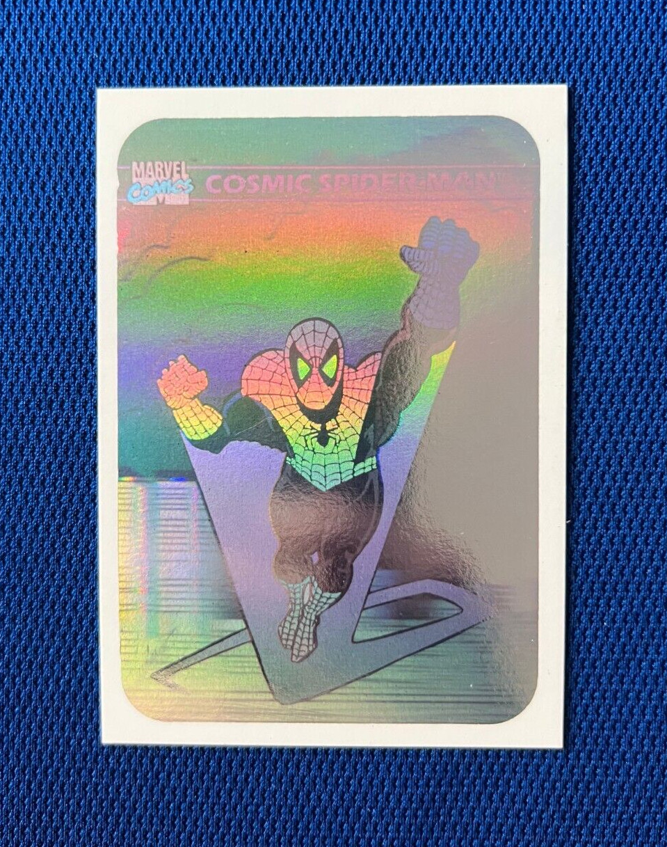 1990 MARVEL COMICS IMPEL THE AMAZING SPIDERMAN HOLOGRAM CARD #MH1