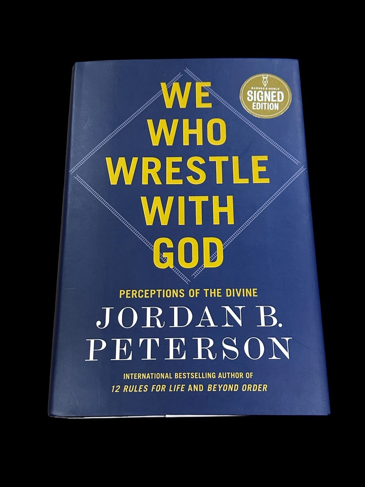 Jordan B Peterson We Who Wrestle With God Signed Autograph 1st Edition Book JSA