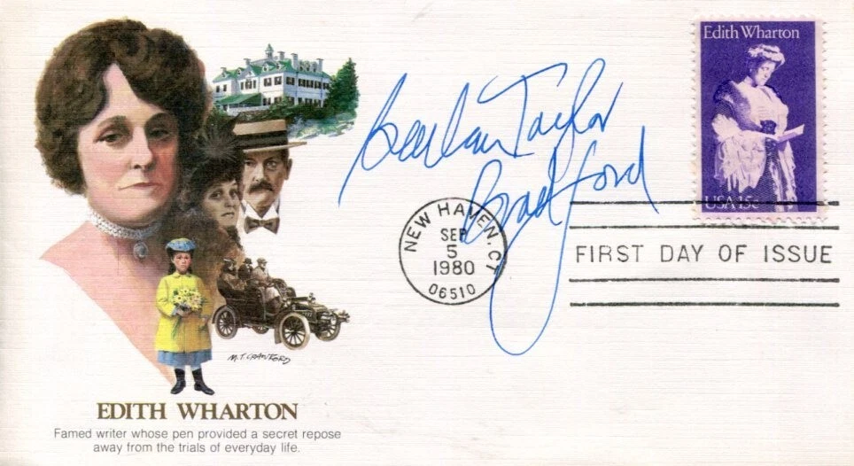 BARBARA TAYLOR BRADFORD ROMANCE AUTHOR SIGNED AUTOGRAPH FDC COLLECTIBLE MEMORABILIA