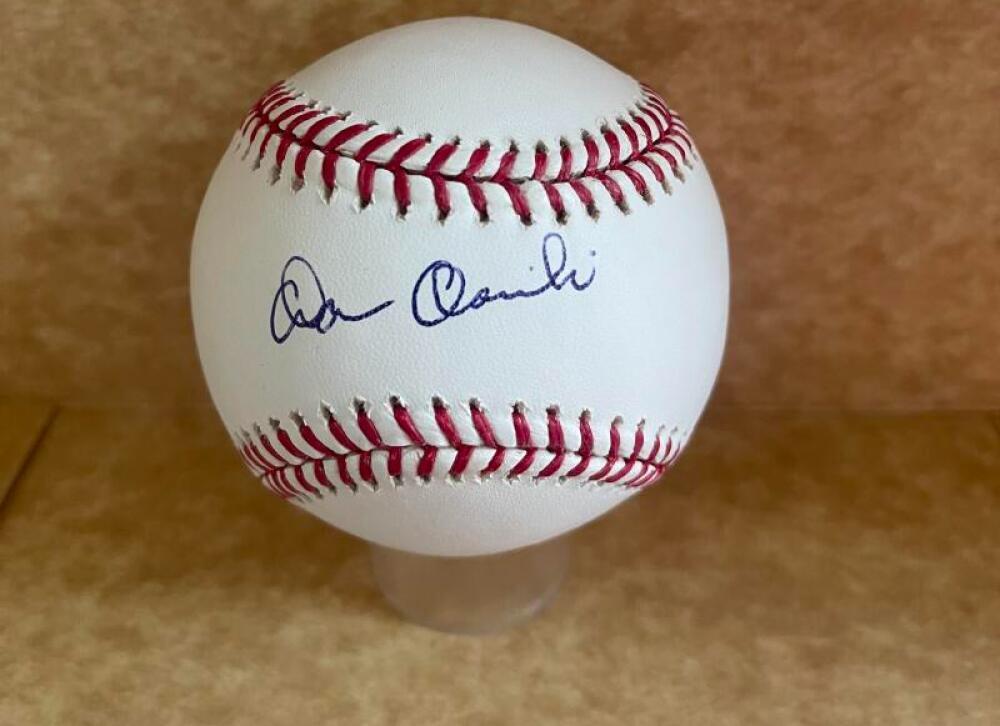 DAN OSINSKI MILWAUKEE BRAVES SIGNED AUTOGRAPHED M.L. BASEBALL BECKETT AUTH