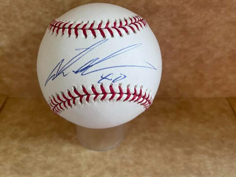 AKINORI OTSUKA DODGERS SIGNED AUTO M.L. BASEBALL BECKETT AUTH