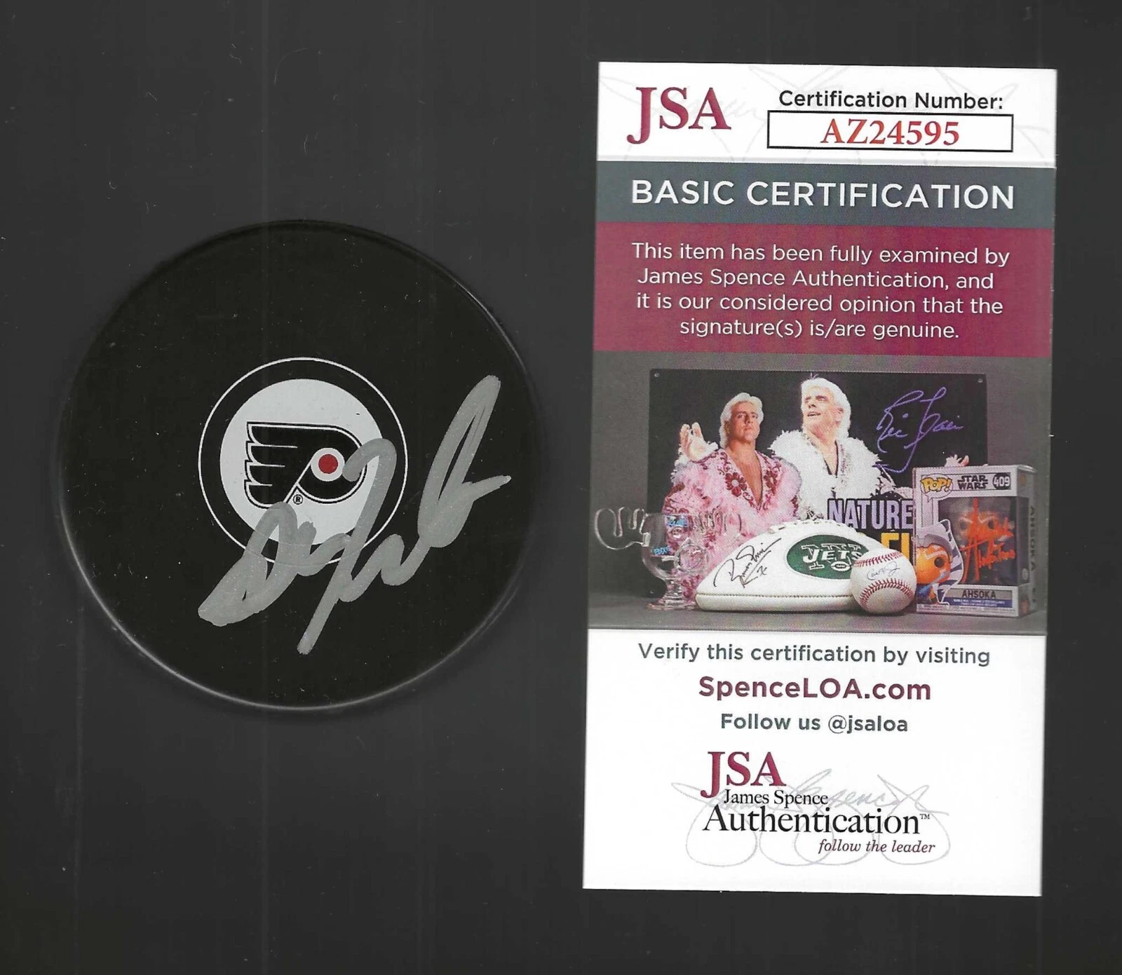 John Tortorella Signed Philadelphia Flyers Puck JSA COA