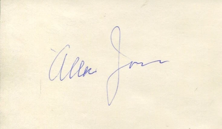 Allan Jones A Night at the Opera A Day at Races Show Boat Signed Autograph