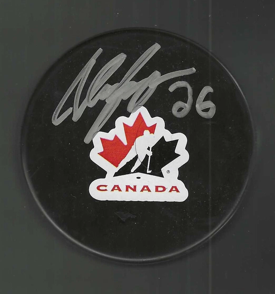 Alexis Pepin Signed Team Canada Hockey Puck