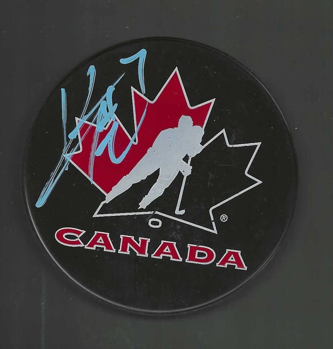 Kyle Turris Signed Team Canada Hockey Puck