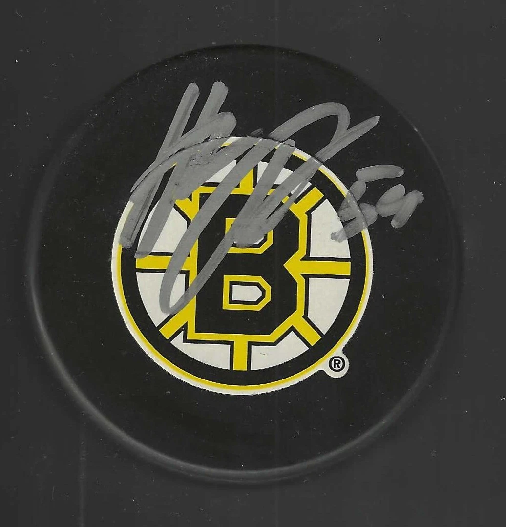 Hannu Toivonen Signed Boston Bruins Souvenir Puck
