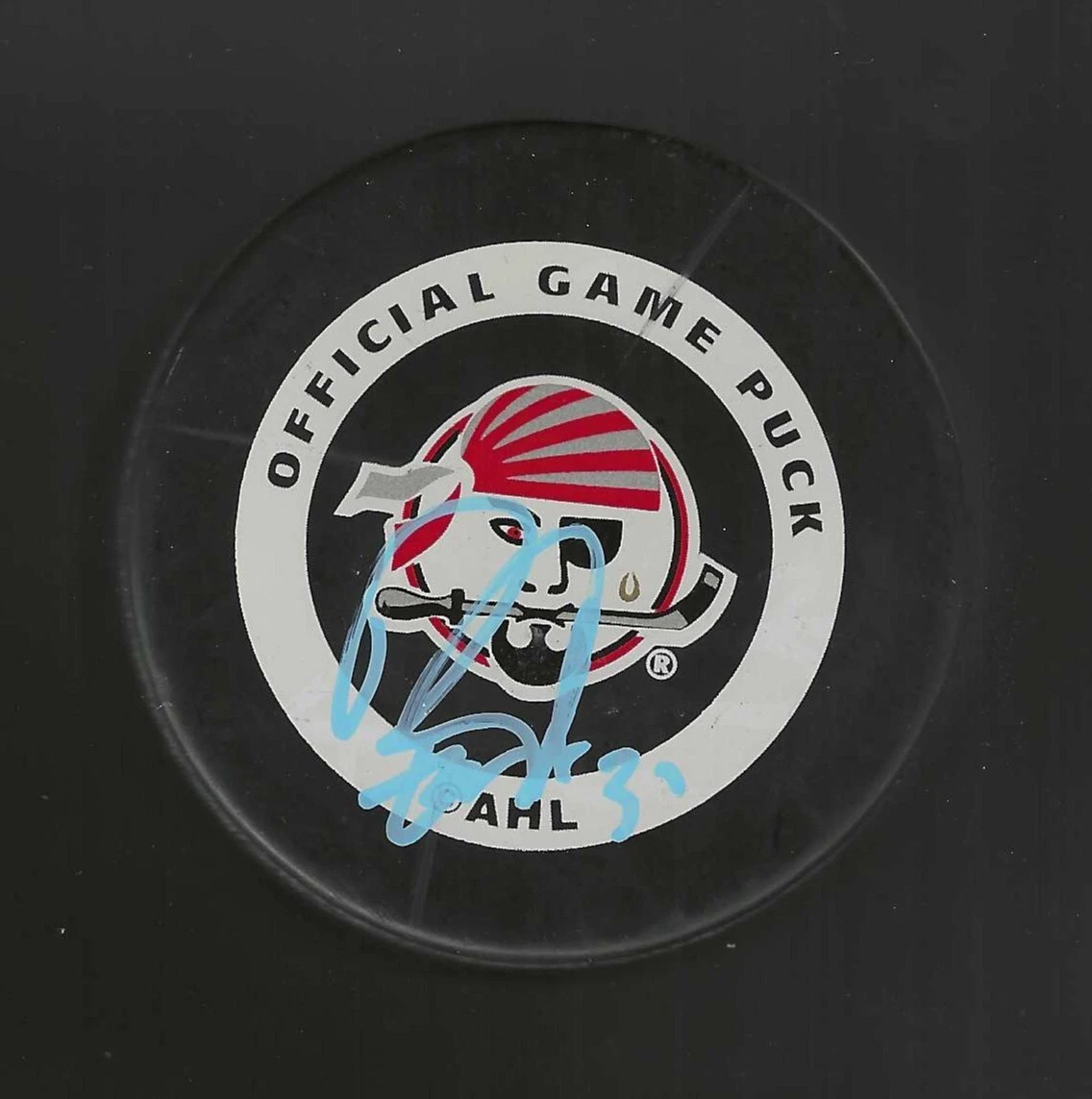 Ron Tugnutt Signed Portland Piates Official Game Puck