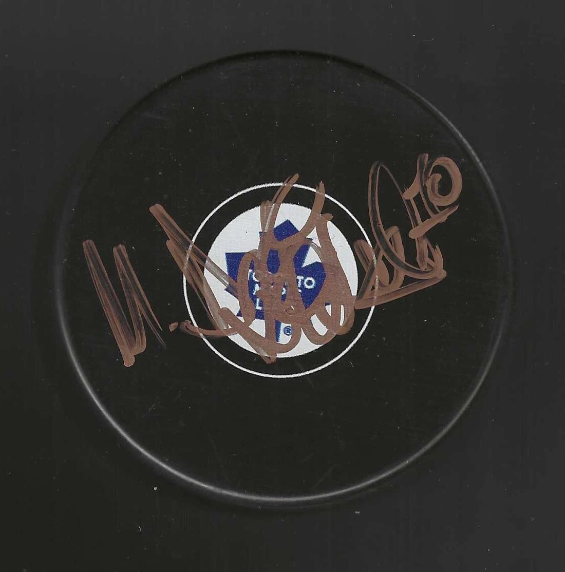 Martins Dzierkals Signed Toronto Maple Leafs Puck