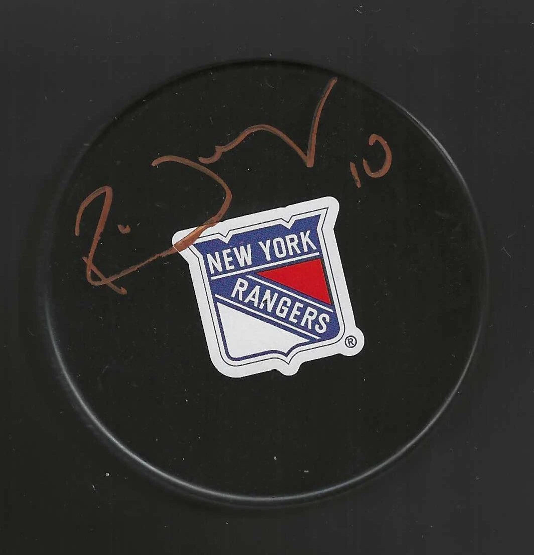 Ron Duguay Signed New York Rangers Souvenir Puck