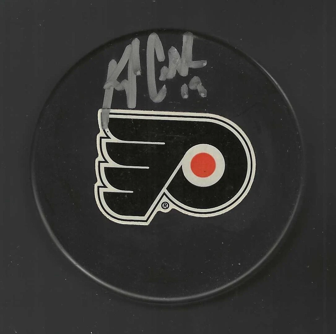 Kyle Calder Signed Philadelphia Flyers Souvenir Puck
