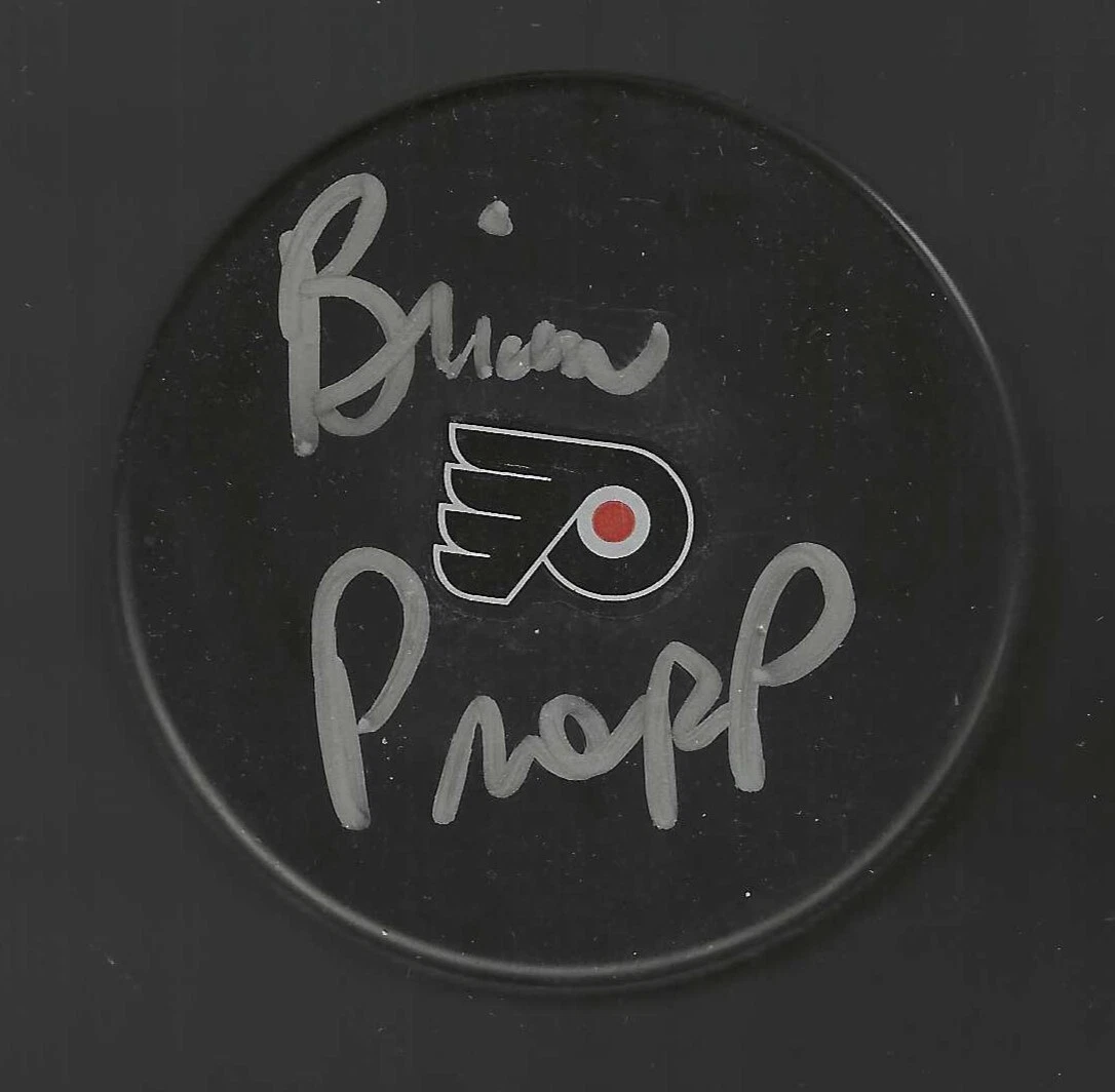 Brian Propp Signed Philadelphia Flyers Souvenir Puck