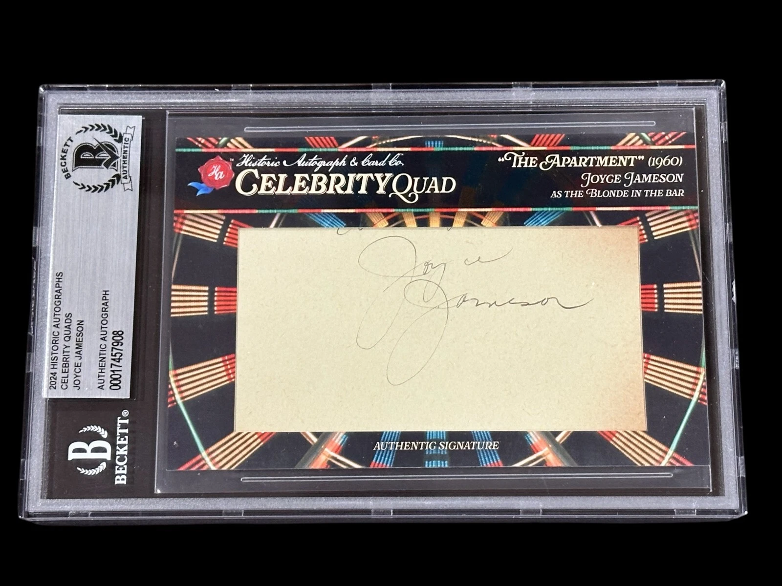 Joyce Jameson Twilight Zone Tales Of Terror Signed Autograph BAS Beckett Slab