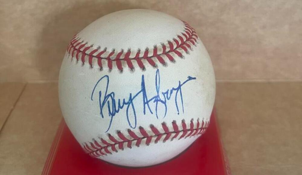 BENNY AGBAYANI METS SIGNED AUTOGRAPHED M.L. BASEBALL BECKETT AUTH