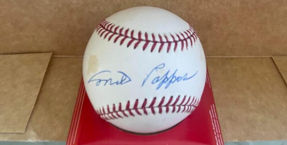 MILT PAPPAS CUBS/REDS/BRAVES SIGNED AUTO M.L. BASEBALL BECKETT AUTH