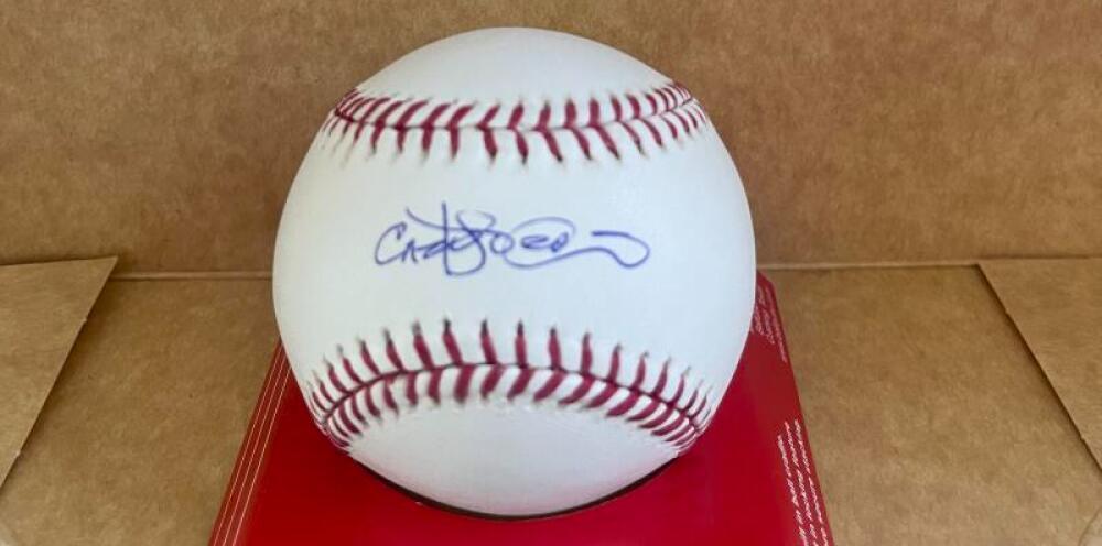 CARLOS PENA RED SOX/RAYS SIGNED AUTO M.L. BASEBALL BECKETT AUTH