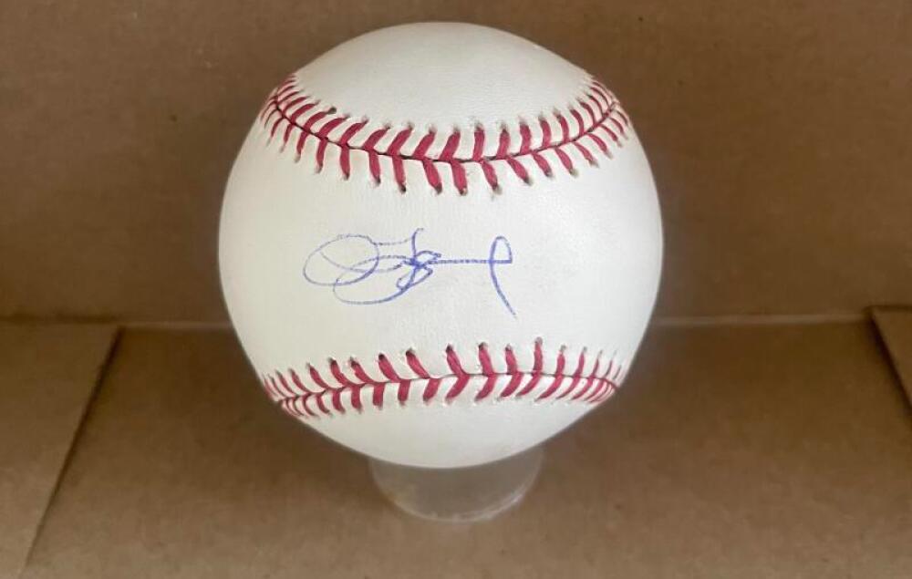 JIM LEYAND PIRATES/MARLINS SIGNED AUTOGRAPHED M.L. BASEBALL BECKETT AUTH