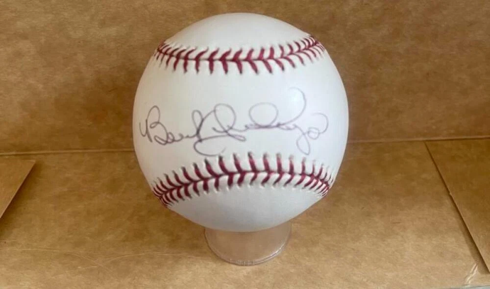 BENITO SANTIAGO MARLINS/GIANTS SIGNED AUTOGRAPHED M.L. BASEBALL BECKETT AUTH