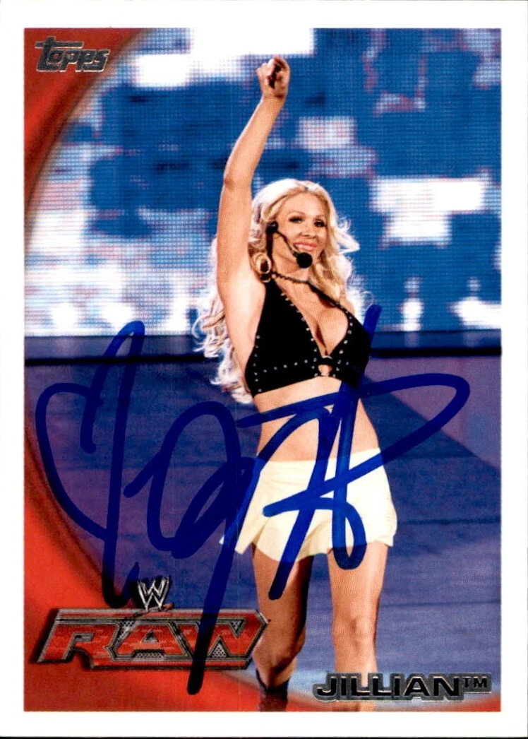 Jillian Hall Signed 2015 Topps WWE Card #38