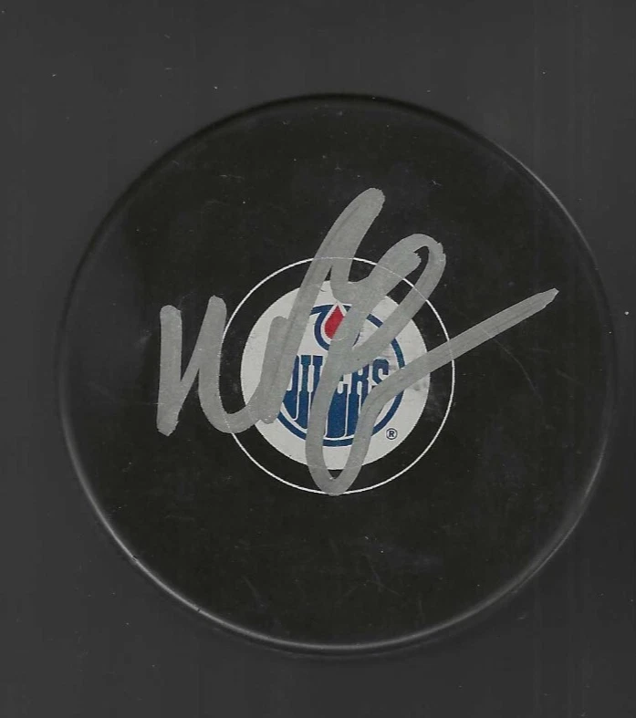 Kelly Buchberger Signed Edmonton Oilers Puck