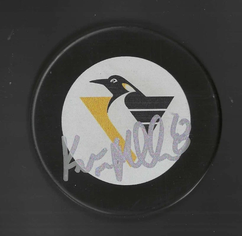 Kevin Miller Signed Pittsburgh Penguins Puck