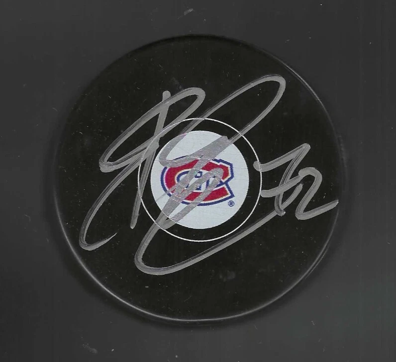 Erik Cole Signed Montreal Canadiens Puck