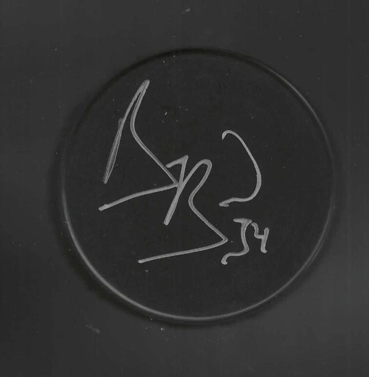 Bryan Berard Signed Blank Puck New York Islanders Rangers Maple Leafs Bruins