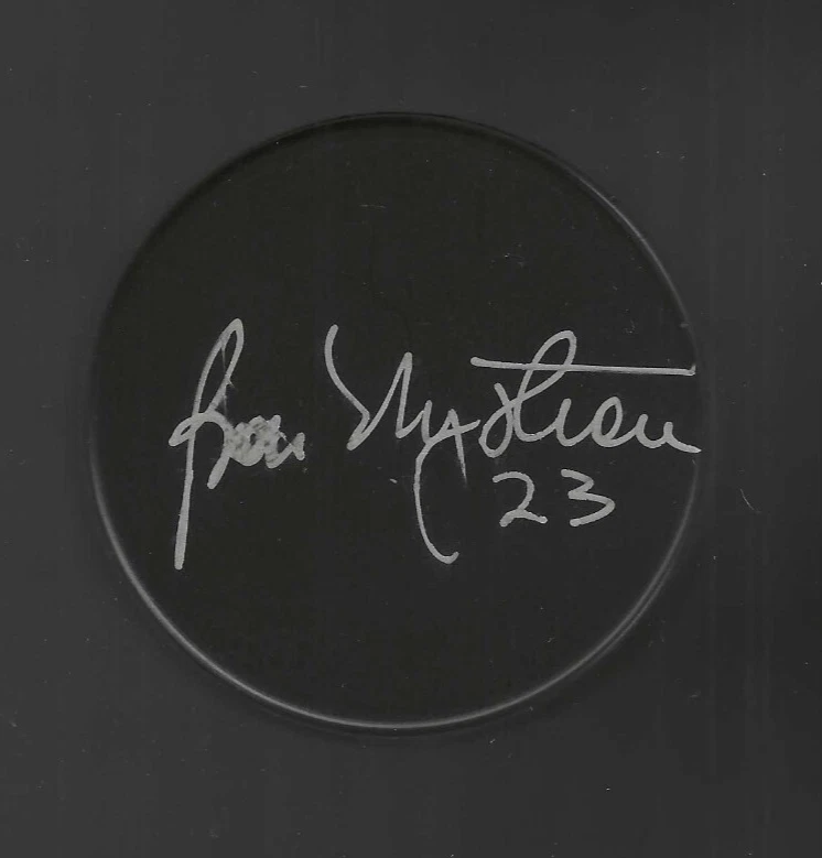 Bob Nystrom Signed Blank Puck New York Islanders