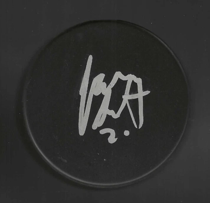 Jason Smith Signed Blank Puck New Jersey Devils Flyers Maple Leafs Oilers