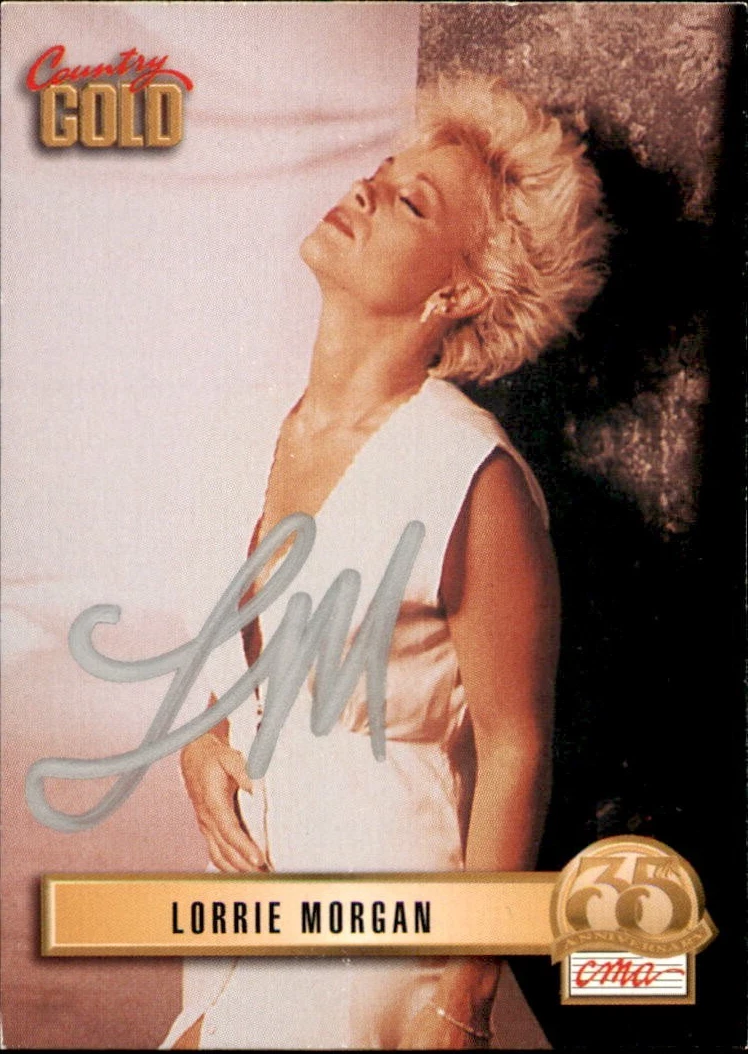 Lorrie Morgan Signed 1993 Country Gold Card #32