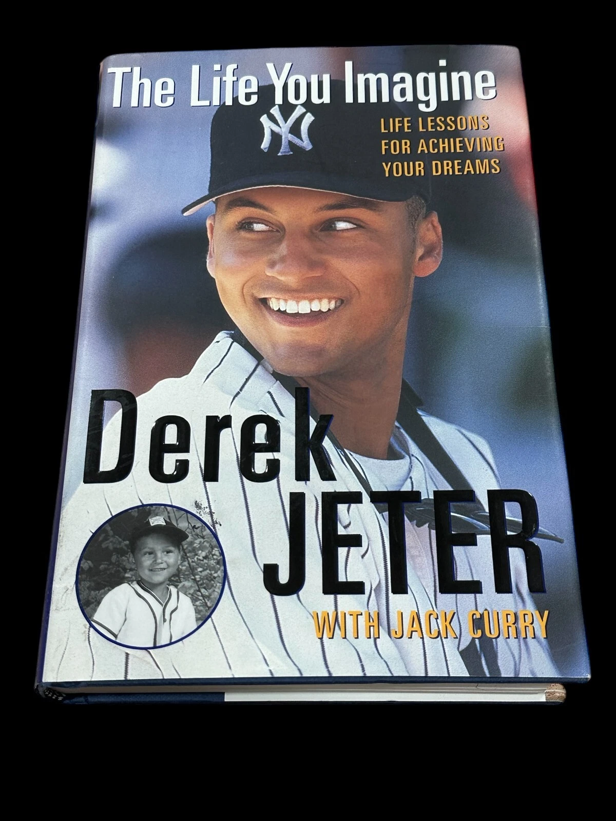 Derek Jeter NY New York Yankees HOF Life You Imagine Signed Autograph Book JSA