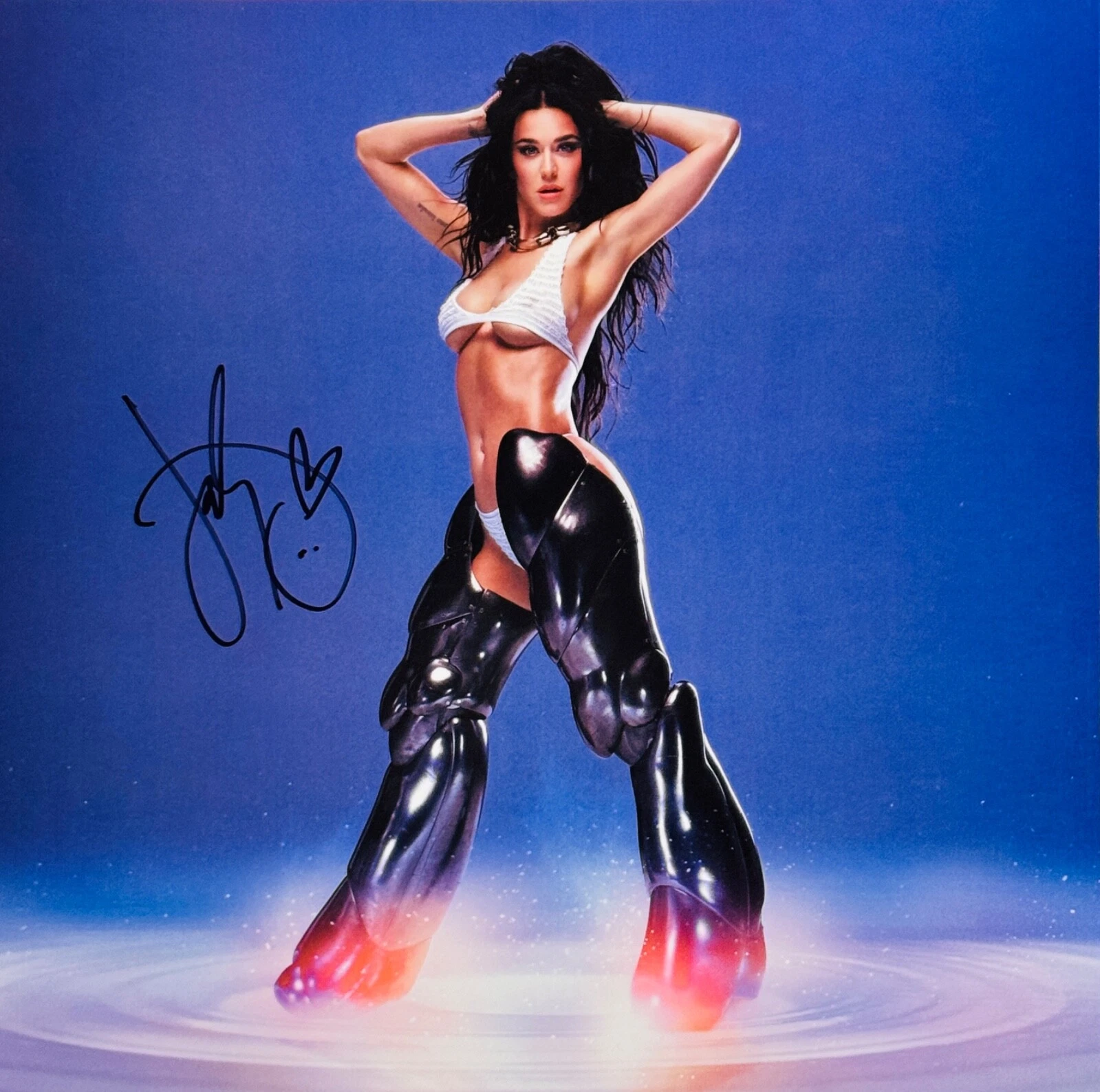 KATY PERRY Signed Autograph LP Insert 