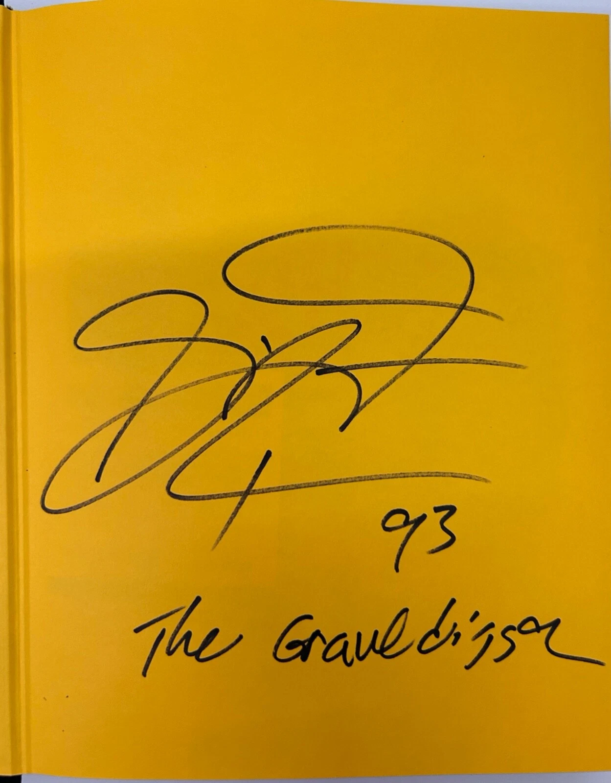 GILBERT BROWN Signed Autograph Book 
