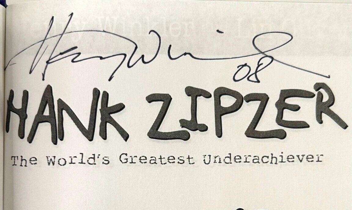 HENRY WINKLER Signed Autograph Book 