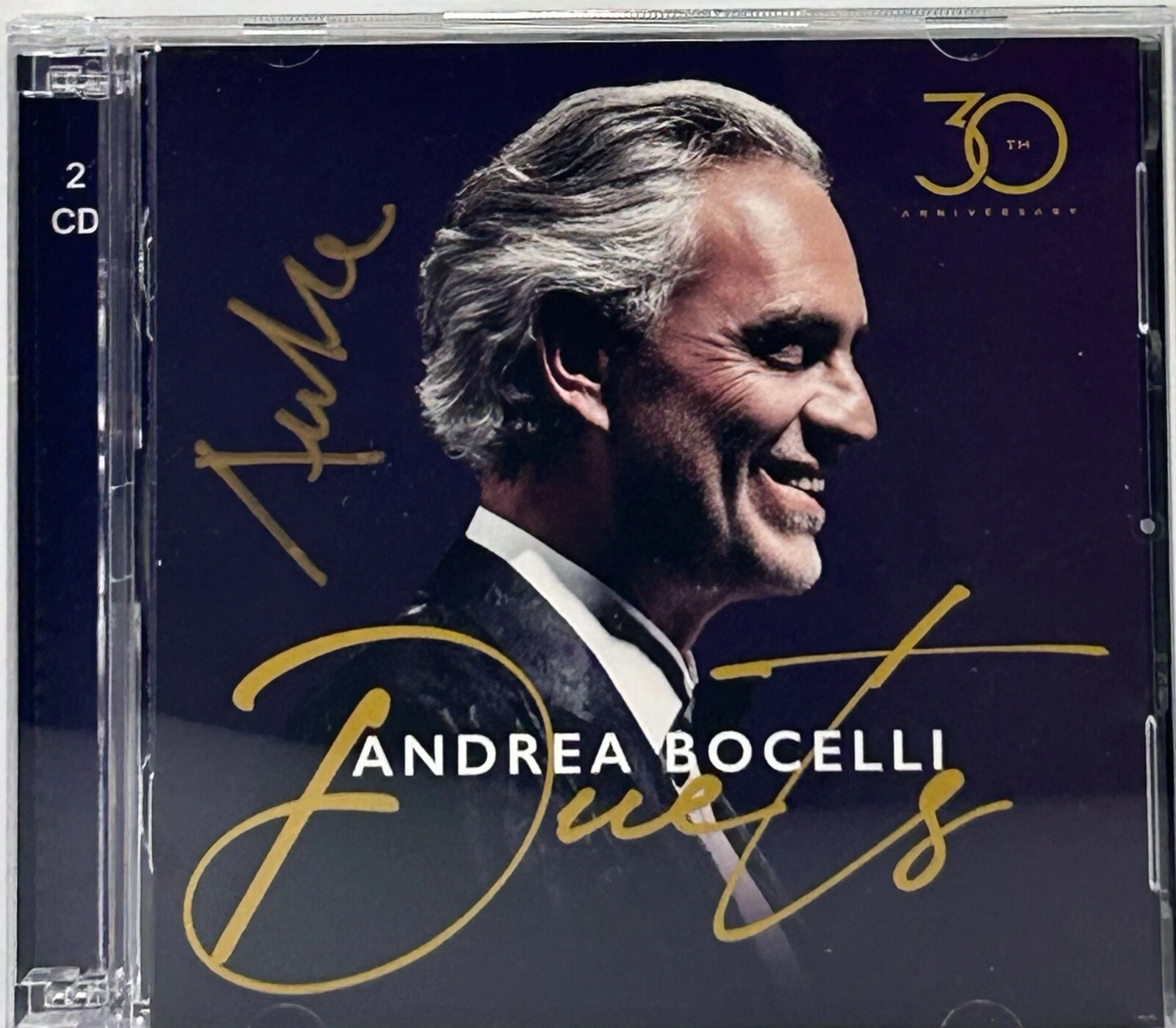 ANDREA BOCELLE Signed Autograph CD 