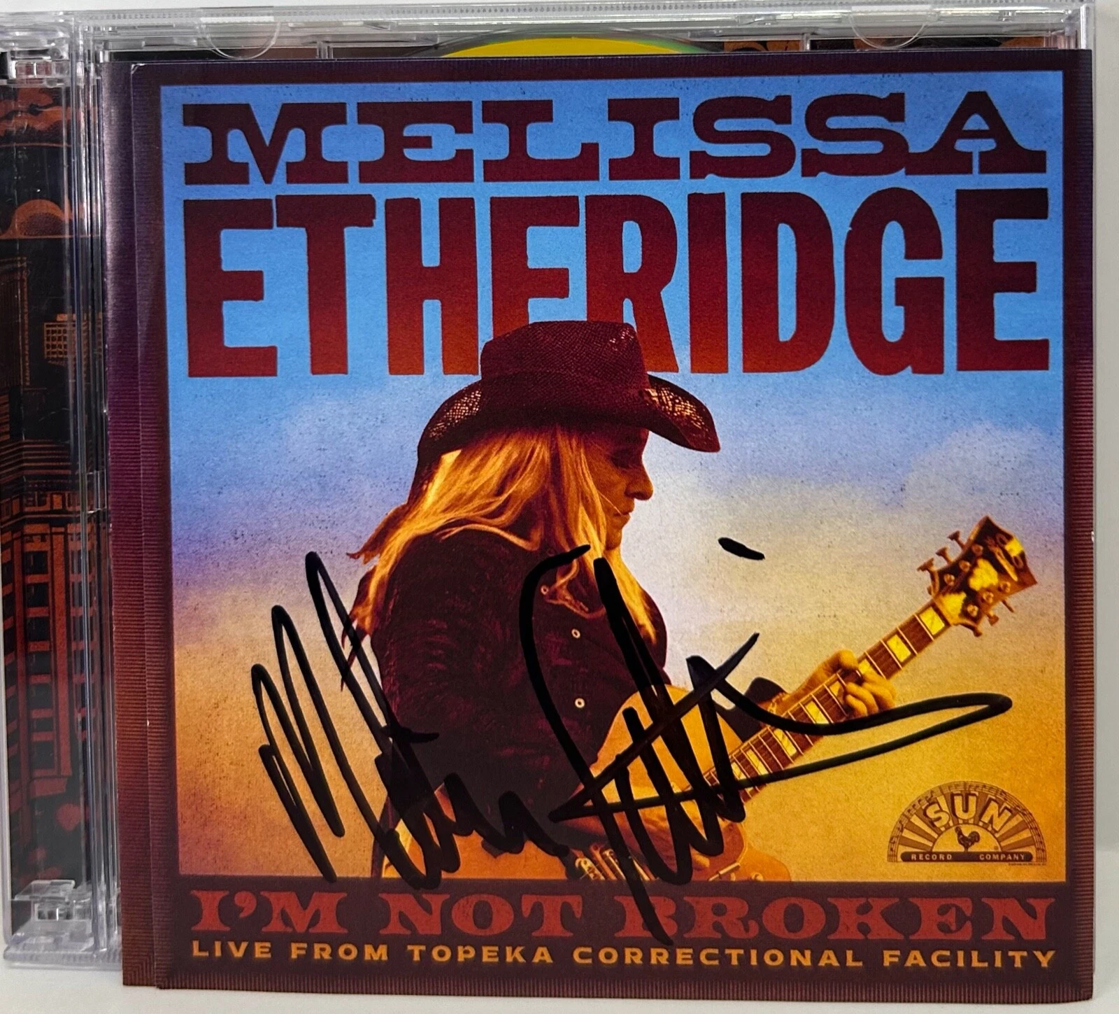 MELISSA ETHERIDGE Signed Autograph CD Cover 