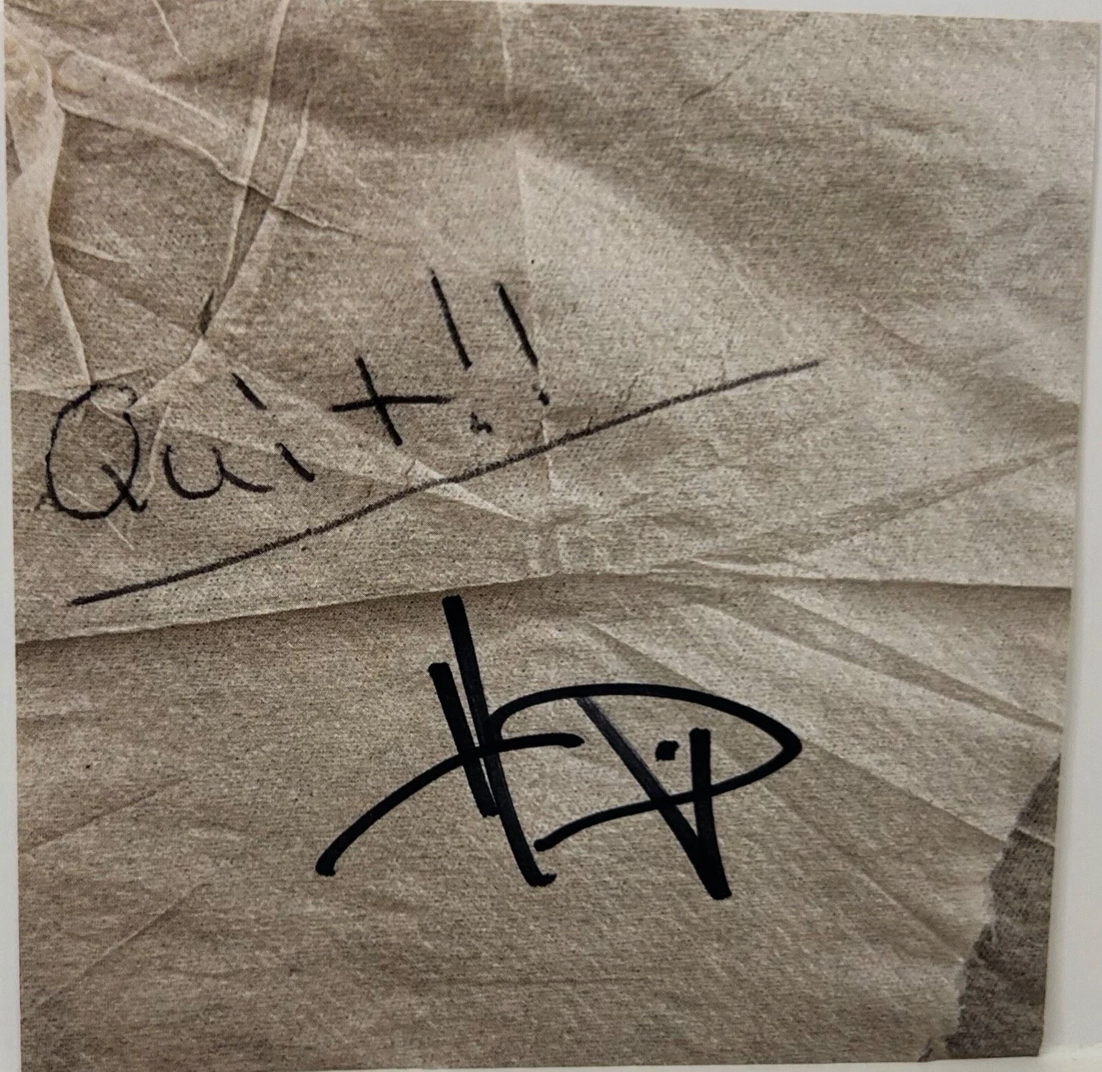 HARDY Signed Autograph CD Insert 