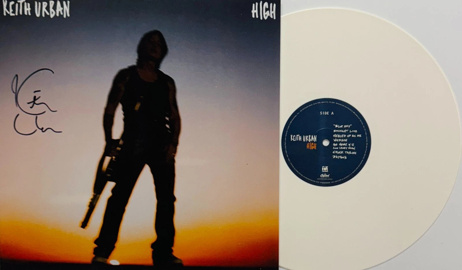 KEITH URBAN Signed Autograph LP Cover 