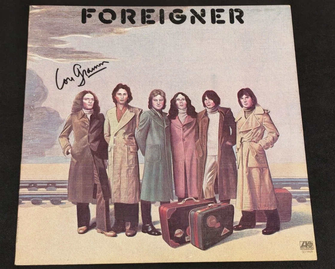 FOREIGNER LOU GRAMM signed autographed LP RECORD ALBUM BECKETT (BAS)