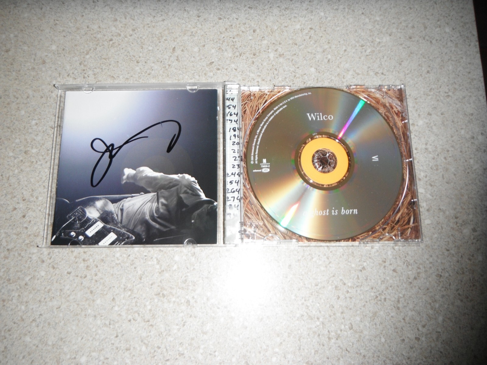 WILCO JEFF TWEEDY SIGNED A GHOST IS BORN CD COVER ALTERNATE COVER