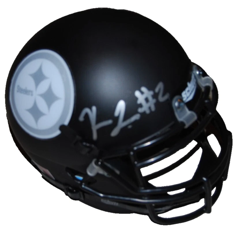 KALEB JOHNSON signed (Pittsburgh Steelers) mini football helmet BECKETT BR32605
