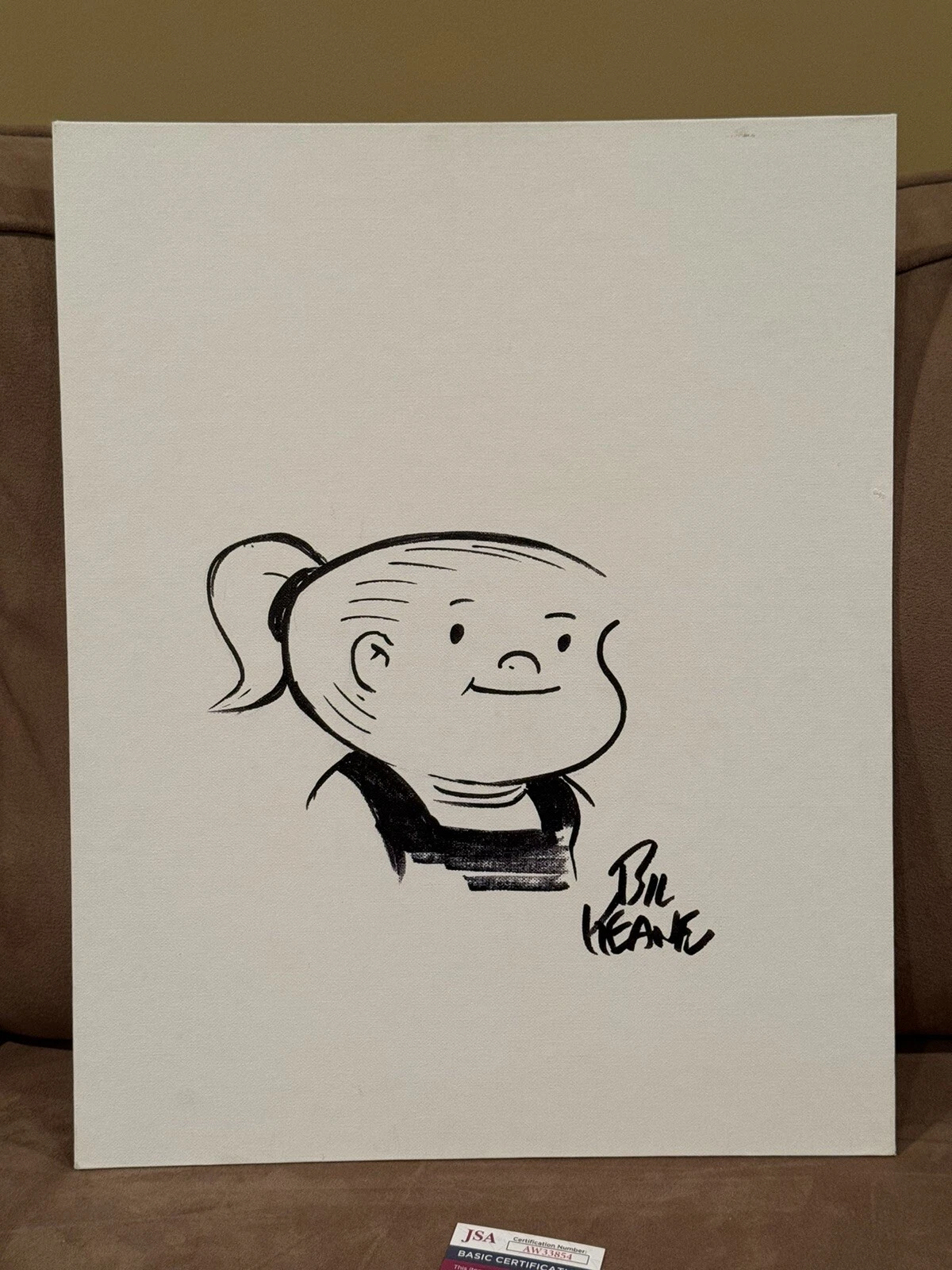 Gorgeous Family Circus Drawing Artwork By Bil Keane of Dolly JSA 16 by 20