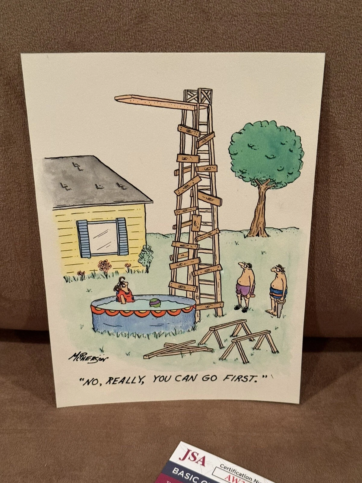 AWESOME Pre CLOSE TO HOME ORIGINAL ART John MCPHERSON - Colored!