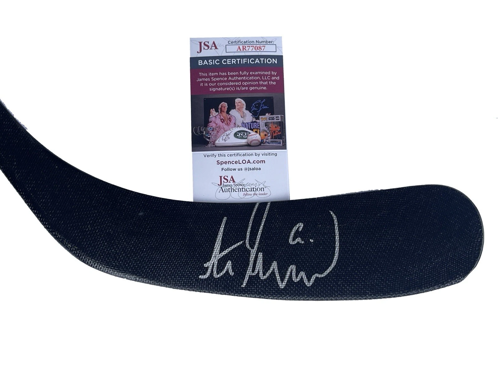 Adrian Kempe Signed Los Angeles Kings Winnwell Hockey Stick JSA COA LA