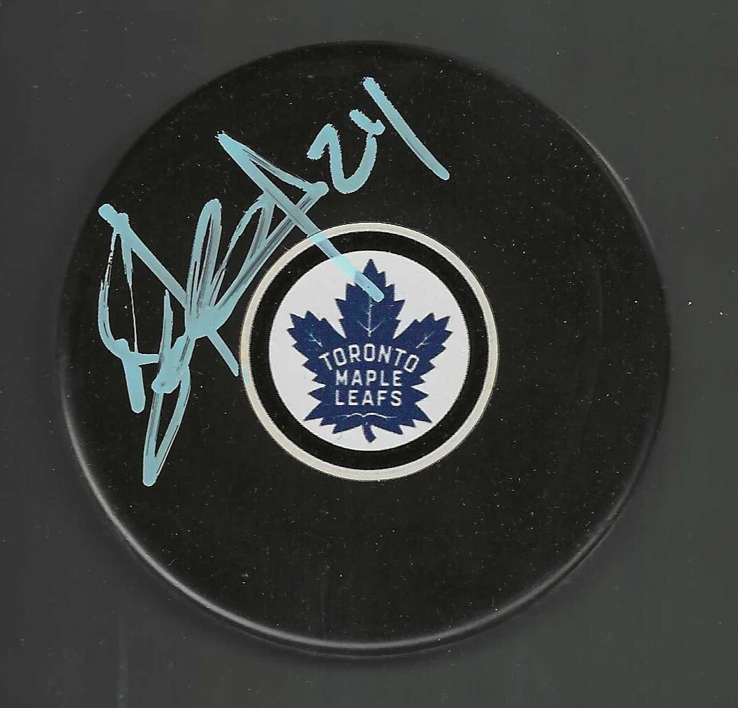Peter Holland Signed Toronto Maple Leafs Puck