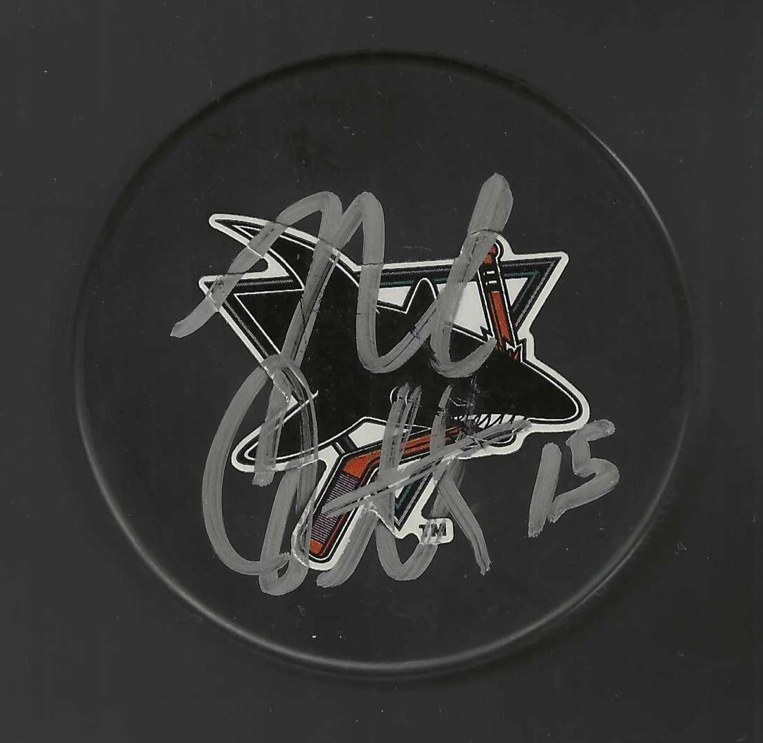 Niko Dimitrakos Signed San Jose Sharks Souvenir Puck