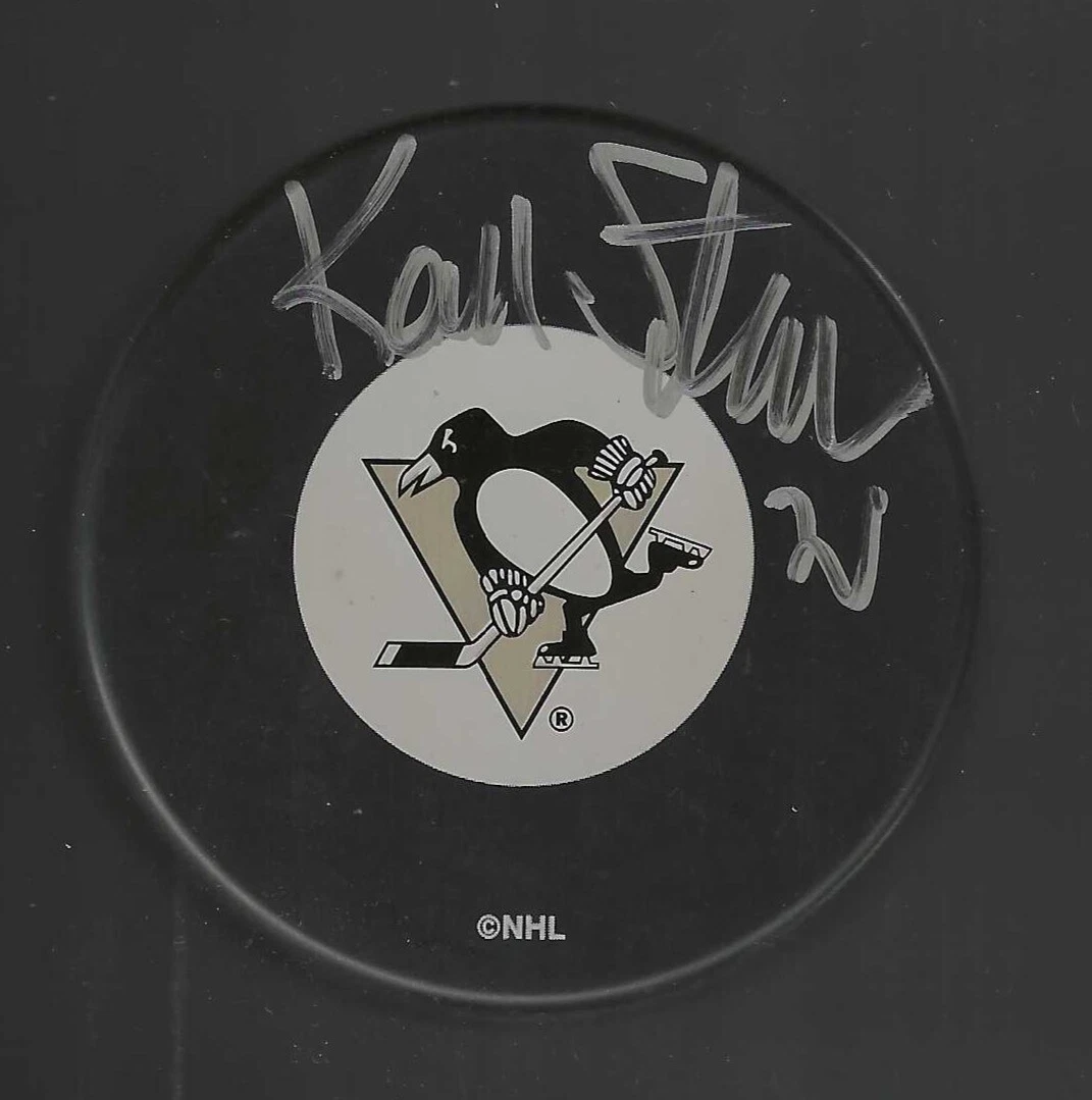 Kevin Stevens Signed Pittsburgh Penguins Puck