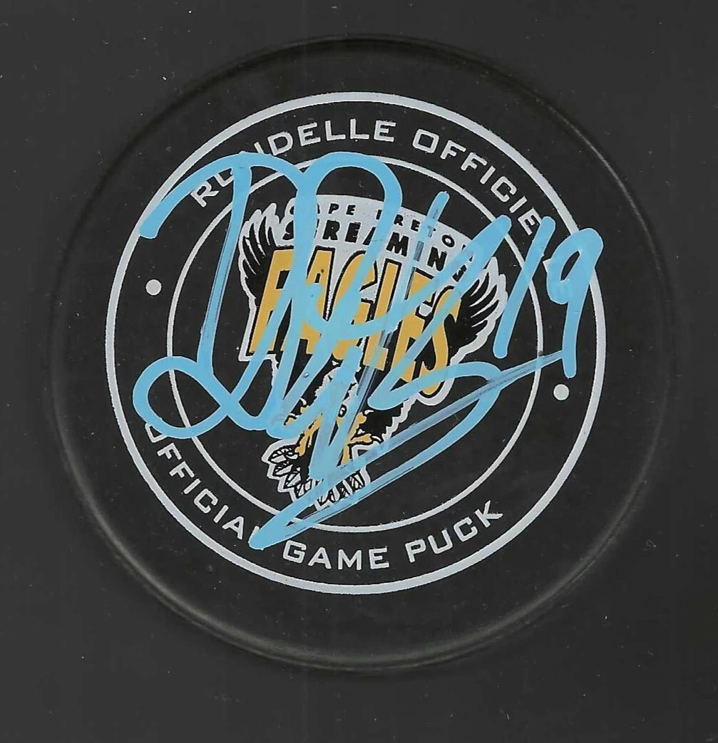 Drake Batherson Signed Cape Breton Screaming Eagles Official Game Puck